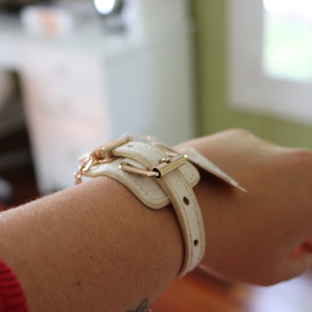 Bcbgeneration White Cuff Bracelet - image 2